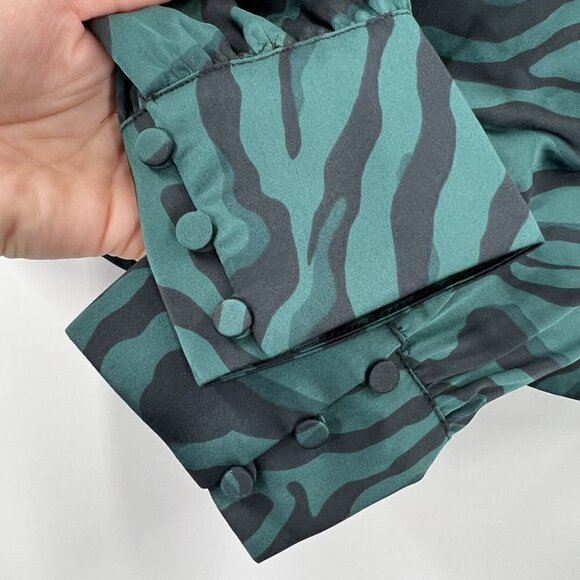 J. Crew Deep V-Neck Button Front Blouse - Picture 6 of 9